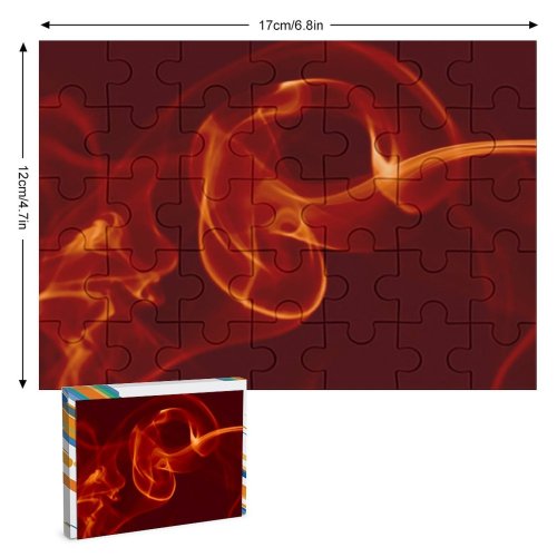 yanfind Picture Puzzle Abstract  Aroma Art Curve Dynamic Elegant Flow form Incense Magic Motion#360 Family Game Intellectual Educational Game Jigsaw Puzzle Toy Set