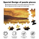 yanfind Picture Puzzle Sunset Gold Clouds Sky Cloud Afterglow Sunrise Horizon Evening Morning Atmosphere Dusk Family Game Intellectual Educational Game Jigsaw Puzzle Toy Set