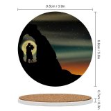 yanfind Ceramic Coasters (round) Dorothe Love Couple Lovers Romantic Silhouette  Kissing Family Game Intellectual Educational Game Jigsaw Puzzle Toy Set