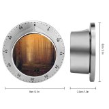 yanfind Timer Johannes Plenio Forest Autumn Fall Foliage Mist Foggy Dark 60 Minutes Mechanical Visual Timer