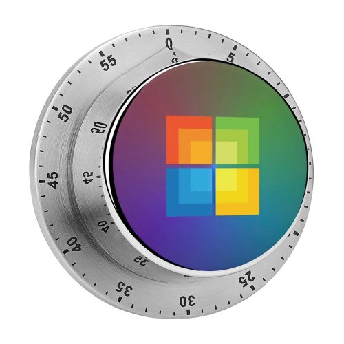 yanfind Timer Technology  Colorful Gradient 60 Minutes Mechanical Visual Timer