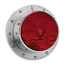 yanfind Timer Dorothe Love Heart   Chain 60 Minutes Mechanical Visual Timer
