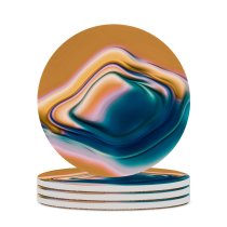 yanfind Ceramic Coasters (round) Motion Surreal Wind Light Sea Morphing Distorted Softness Craft Mixing Defocused Family Game Intellectual Educational Game Jigsaw Puzzle Toy Set