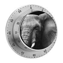 yanfind Timer Dark Elephant Closeup 60 Minutes Mechanical Visual Timer