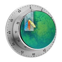 yanfind Timer Willian Justen De Vasconcellos Wooden Pier Aerial Kayak Boats Lake Drone Photo 60 Minutes Mechanical Visual Timer