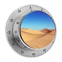 yanfind Timer Desert Sand Dunes Clear Sky 60 Minutes Mechanical Visual Timer