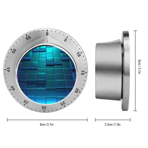 yanfind Timer Björn Crombach Abstract Texture Shapes Metallic Purple 60 Minutes Mechanical Visual Timer