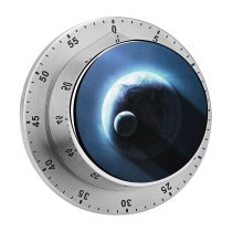 yanfind Timer Comfreak Space  Planets  Dark  Light Astronomy 60 Minutes Mechanical Visual Timer