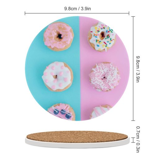 yanfind Ceramic Coasters (round) Images Sugar Colorful Blog HQ Donut Fun Wallpapers Free Girly Cake Sweet Family Game Intellectual Educational Game Jigsaw Puzzle Toy Set