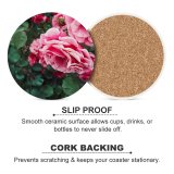 yanfind Ceramic Coasters (round) Geranium Images Rose Petal Peony Public Plant Garden Summer Pictures Flower Plants Family Game Intellectual Educational Game Jigsaw Puzzle Toy Set