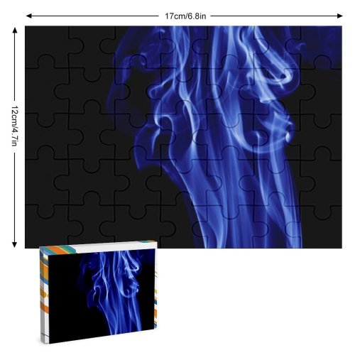 yanfind Picture Puzzle Abstract  Aroma Art Curve Dynamic Elegant Flow form Incense Magic Motion#380 Family Game Intellectual Educational Game Jigsaw Puzzle Toy Set