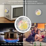 yanfind Timer Dream  Bloom Feminine Girl Linen Rainbow  Colorful Luxury Seamless Fabric 60 Minutes Mechanical Visual Timer