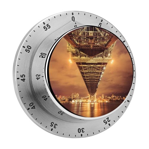 yanfind Timer Trey Ratcliff Sydney Harbour  Australia Cityscape River Reflection Nightscape Sky City 60 Minutes Mechanical Visual Timer