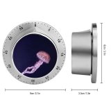 yanfind Timer Black Dark Jellyfish Dark Sea  Aquarium Underwater Glowing 60 Minutes Mechanical Visual Timer