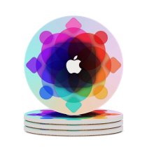 yanfind Ceramic Coasters (round) Technology WWDC Colorful Gradient Family Game Intellectual Educational Game Jigsaw Puzzle Toy Set