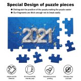 yanfind Picture Puzzle 2021 Year Happy Balloons Party 5K Family Game Intellectual Educational Game Jigsaw Puzzle Toy Set