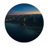 yanfind Ceramic Coasters (round) Big Sur Mountains Clear Sky Sunrise Dawn Morning MacOS Big Sur California Family Game Intellectual Educational Game Jigsaw Puzzle Toy Set