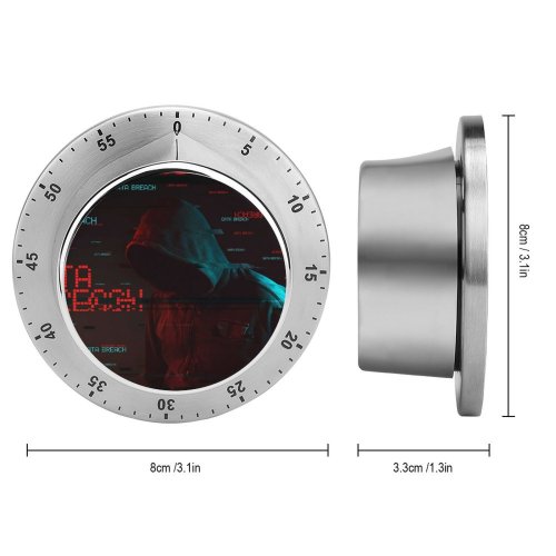 yanfind Timer Technology Dark Anonymous Hacker Data 60 Minutes Mechanical Visual Timer