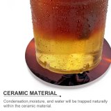 yanfind Ceramic Coasters (round) Cute Statue Sunset Family Game Intellectual Educational Game Jigsaw Puzzle Toy Set