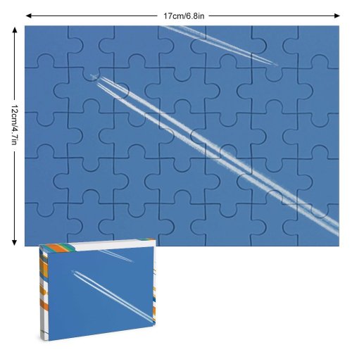yanfind Picture Puzzle  Aircraft Airliner Airplane Airport Arrival Atmosphere Aviation Clear Cyan Fast Flight Family Game Intellectual Educational Game Jigsaw Puzzle Toy Set