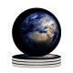 yanfind Ceramic Coasters (round) PIROD Space Black Dark  Planet Family Game Intellectual Educational Game Jigsaw Puzzle Toy Set