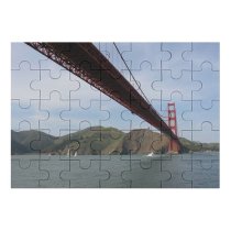 yanfind Picture Puzzle Golden Gate   Francisco Fixed  Suspension Cable Stayed Sky River Family Game Intellectual Educational Game Jigsaw Puzzle Toy Set