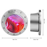 yanfind Timer  Weinkle Abstract Twirls Colorful Spectrum Abstract 60 Minutes Mechanical Visual Timer