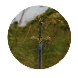 yanfind Ceramic Coasters (round) Images King Metal Filed Grass Fantasy Beach Alexander U. Tree Arthur Free Family Game Intellectual Educational Game Jigsaw Puzzle Toy Set