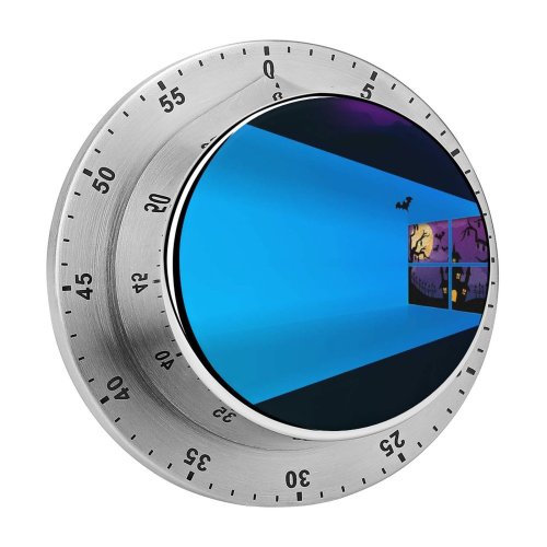 yanfind Timer Celebrations Halloween Happy 60 Minutes Mechanical Visual Timer