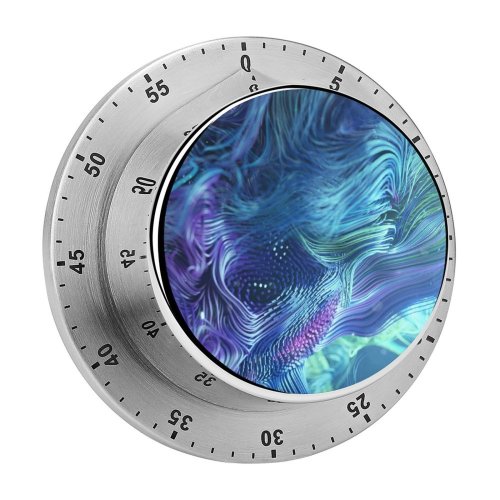 yanfind Timer Dante Metaphor Abstract Strands CGI Cyan Trails 60 Minutes Mechanical Visual Timer