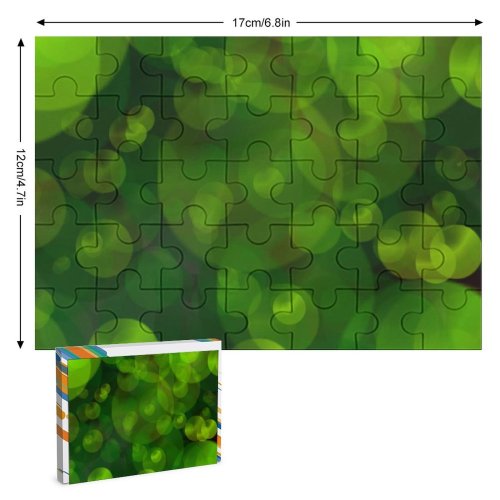 yanfind Picture Puzzle Abstract Bokeh Shapes  Circles Family Game Intellectual Educational Game Jigsaw Puzzle Toy Set
