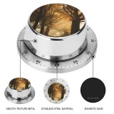 yanfind Timer Autumn Forest Foggy Sunlight Path Road 60 Minutes Mechanical Visual Timer