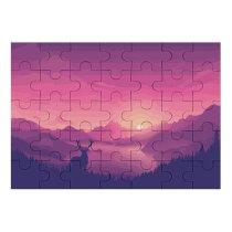 yanfind Picture Puzzle Coyle Scenery Lakeside Sunset Lake Landscape Scenic Panorama Family Game Intellectual Educational Game Jigsaw Puzzle Toy Set