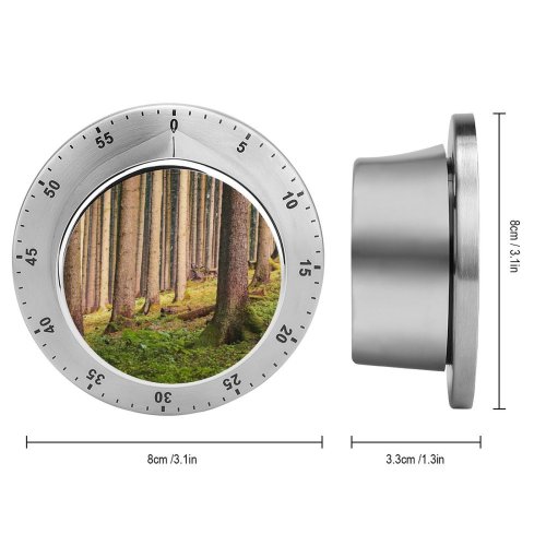 yanfind Timer Johny Goerend Tree Trunks Forest Greenery Outdoor Daytime Woods 60 Minutes Mechanical Visual Timer