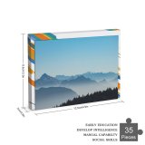 yanfind Picture Puzzle Olivier Miche Mountains Foggy Morning Serene Clear Sky French Prealps France Family Game Intellectual Educational Game Jigsaw Puzzle Toy Set