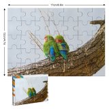yanfind Picture Puzzle Tambako Jaguar Cute Rosy Faced Lovebirds Peach Faced Lovebirds Bird Couple Tree Family Game Intellectual Educational Game Jigsaw Puzzle Toy Set
