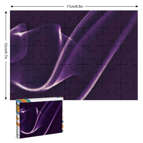 yanfind Picture Puzzle Abstract  Aroma Art Curve Dynamic Elegant Flow form Incense Magic Motion#366 Family Game Intellectual Educational Game Jigsaw Puzzle Toy Set