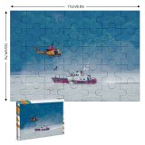 yanfind Picture Puzzle Bay Hovering Forest Flying Helicopter Outdoors Transportation Vessel Worker Safety Guard Coast Family Game Intellectual Educational Game Jigsaw Puzzle Toy Set