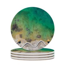 yanfind Ceramic Coasters (round) Shoreline Images Ocean  Land Landscape Aerial Wallpapers Sea Beach Outdoors Scenery Family Game Intellectual Educational Game Jigsaw Puzzle Toy Set