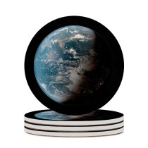yanfind Ceramic Coasters (round) Yuri Samoilov Space  Planet Astronomy Night Daylight Family Game Intellectual Educational Game Jigsaw Puzzle Toy Set