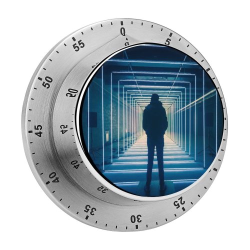yanfind Timer Otto Berkeley Vanishing Point Lights Patterns Symmetrical Indoor 60 Minutes Mechanical Visual Timer