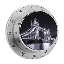 yanfind Timer William Warby Black Dark   London River Thames Dark Lights Cityscape 60 Minutes Mechanical Visual Timer