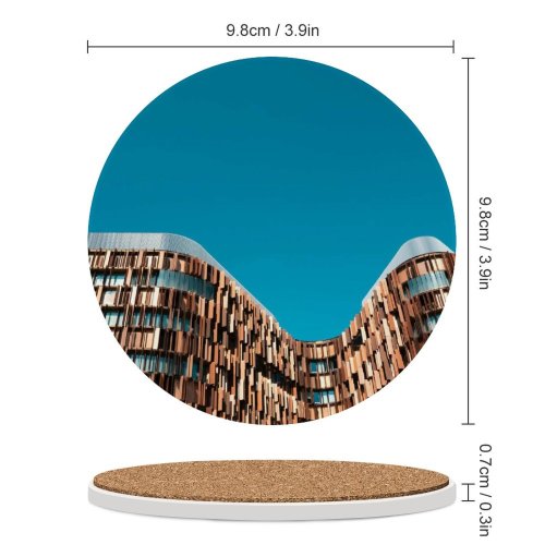 yanfind Ceramic Coasters (round) Massimiliano Donghi Architecture Assago Milanofiori Nord Milan Italy  Architecture Building Sky Family Game Intellectual Educational Game Jigsaw Puzzle Toy Set