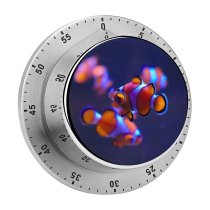 yanfind Timer Clownfish Aquarium Underwater 60 Minutes Mechanical Visual Timer