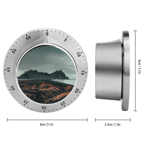 yanfind Timer Benjamin Suter Beach Rocks Seashore Landscape 60 Minutes Mechanical Visual Timer