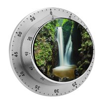 yanfind Timer Simon Bardet Waterfall Forest Rocks 60 Minutes Mechanical Visual Timer