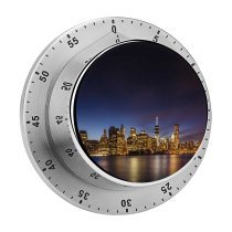 yanfind Timer York City Brooklyn  Park Waterfront Night Time Cityscape City Lights Reflection 60 Minutes Mechanical Visual Timer