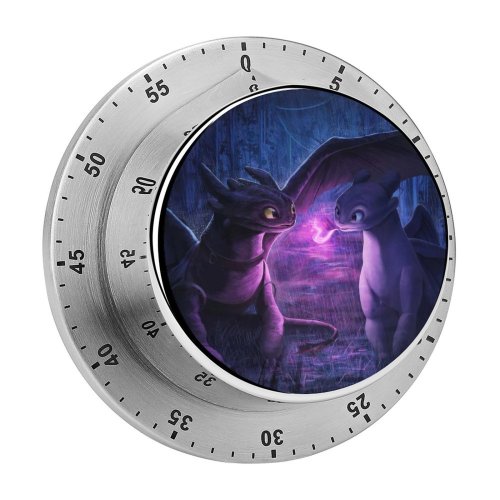 yanfind Timer VanillaGhosties Graphics CGI Night Fury Light Fury How Train Your 60 Minutes Mechanical Visual Timer