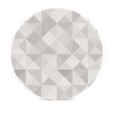 yanfind Ceramic Coasters (round) Dimensional  Seamless Softness   Elegance Grid  Shaped Space Creativity Family Game Intellectual Educational Game Jigsaw Puzzle Toy Set