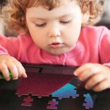yanfind Picture Puzzle Dark Abstract -002 Family Game Intellectual Educational Game Jigsaw Puzzle Toy Set